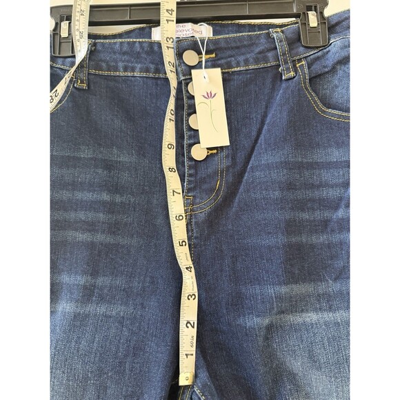 The Elevated Closet Womens Size 38x38 Blue Jean Flares bootcut NWT - Picture 9 of 15